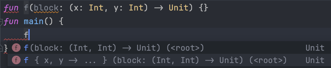 What is the purpose of the variable name `value` in `val lam kotlinlang ...